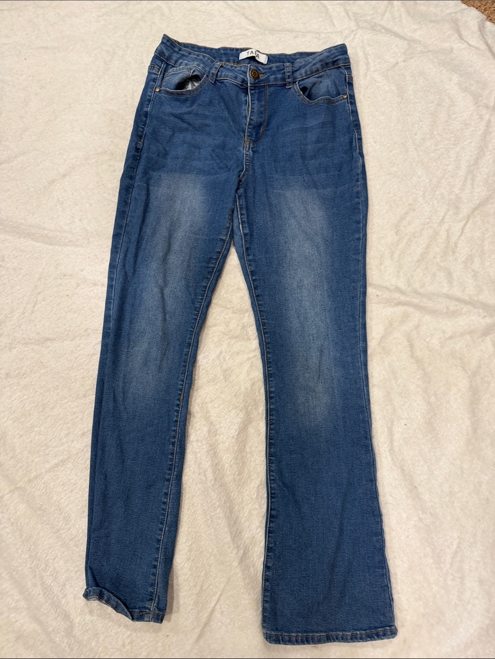 Classic Mid-Rise Denim Jeans